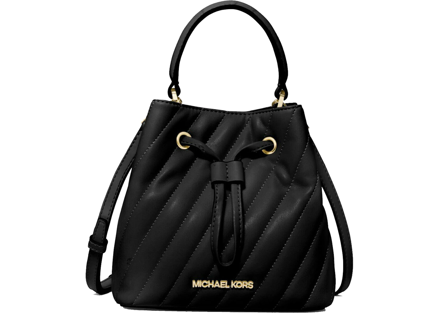 Michael kors quilted crossbody black Clearance