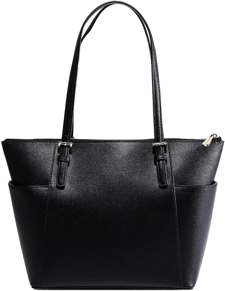 Michael Kors Women's Saffiano Leather Bag Black in Saffiano Leather - US