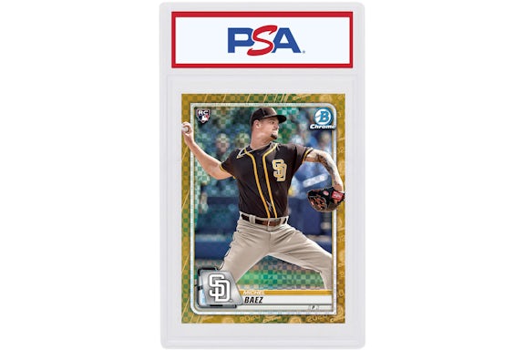 Michel Baez 2020 Bowman Chrome X Rookie Gold X-Fractor /3 #51