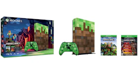Microsoft Xbox One S 1TB Minecraft Bundle Console (23C-00001)