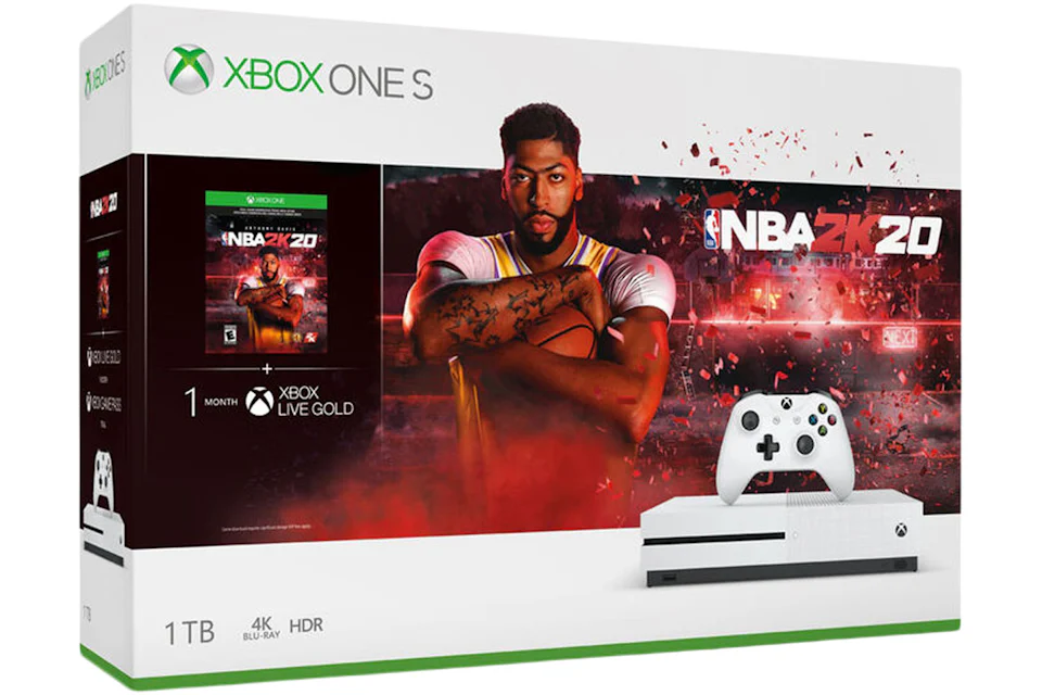 Microsoft Xbox One S 1TB NBA 2K20 Console Bundle 436701