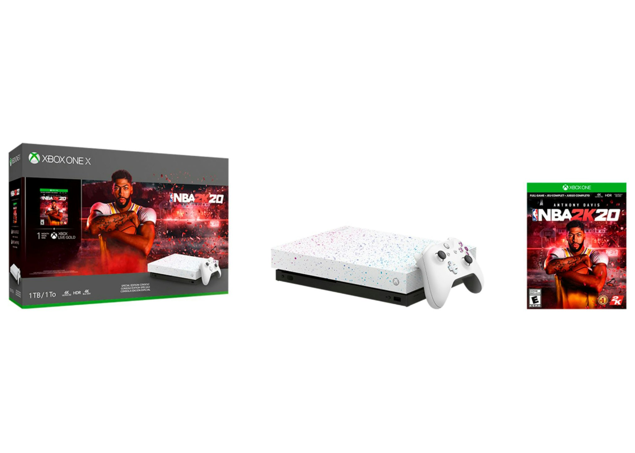 Microsoft Xbox One X 1TB NBA2K20 Console (FMP-00153) -