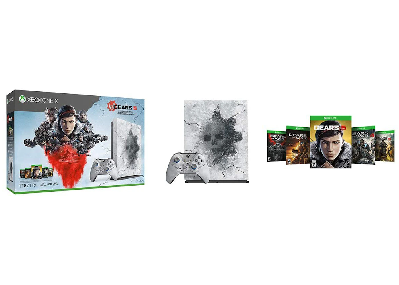 Plaga Organo multitud Microsoft Xbox One X 1TB Gears 5 Limited Edition Console Bundle FMP-00130 -  ES