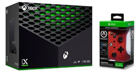 Microsoft Xbox Series X 1TB Console with Extra Pulse Red Controller Bundle RRT-00001-QAU-00011