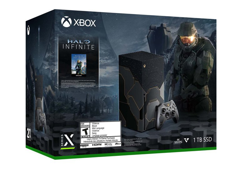 Microsoft Xbox Series X 1TB Halo Infinite Console with Extra 