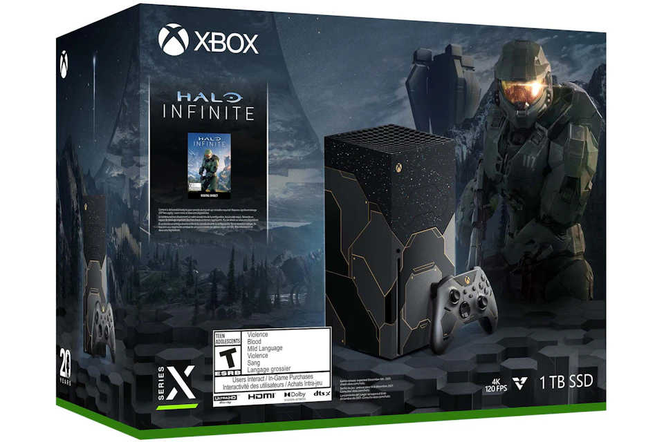 Microsoft Xbox Series X 1TB Halo Infinite Limited Edition Console Bundle (EU Plug) C8Y-00031 / C8Y-00032