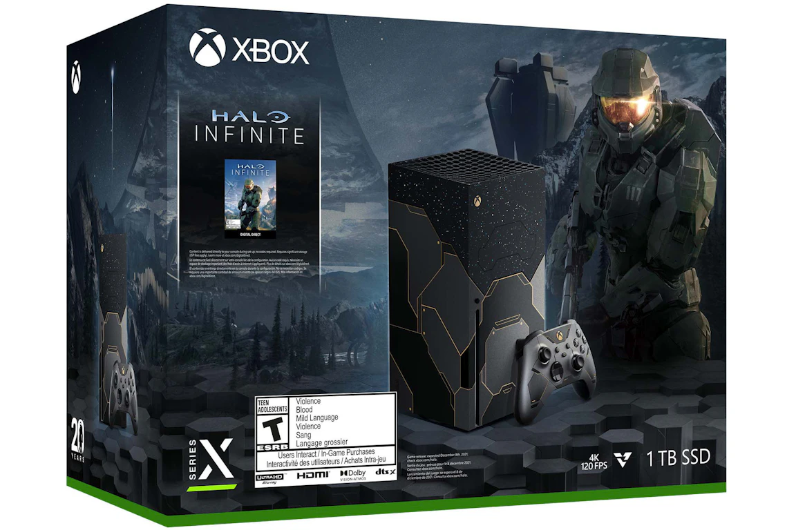 Microsoft Xbox Series X 1TB Halo Infinite Limited Edition Console Bundle (EU Plug) C8Y-00031 / C8Y-00032