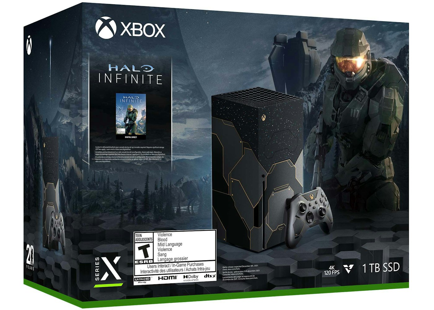 Microsoft Xbox Series X 1tb Halo Infinite Limited Edition Console Bundle Eu Plug C8y 00031 C8y 00032 Microsoft Xbox Series X 1tb Halo Infinite Limited Edition Console Bundle Eu Plug C8y 00031 C8y 00032