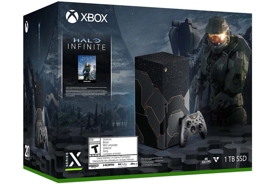 Microsoft Xbox Series X 1tb Halo Infinite Limited Edition Console Bundle Uk Plug C8y 00029 Microsoft Xbox Series X 1tb Halo Infinite Limited Edition Console Bundle Uk Plug C8y 00029