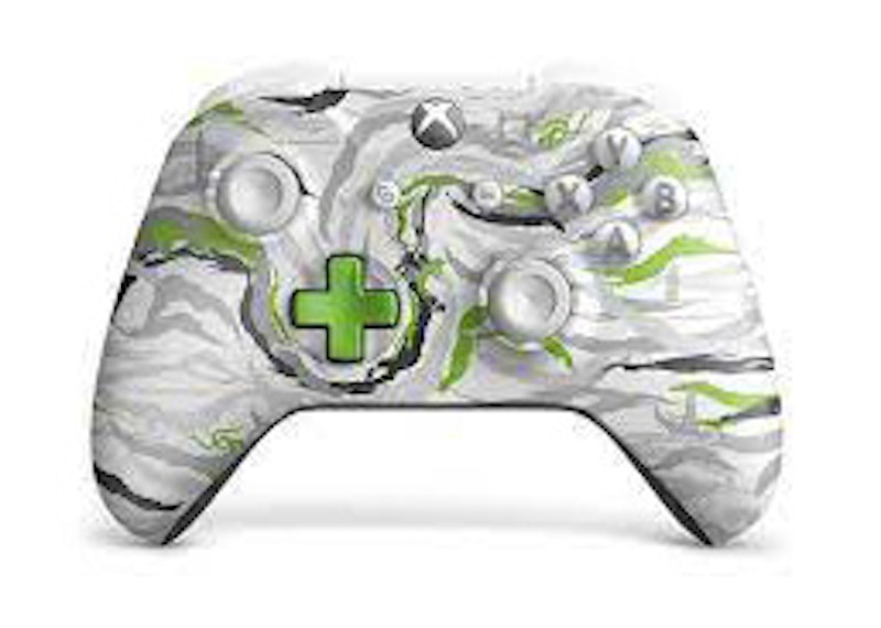 White and green xbox one clearance controller