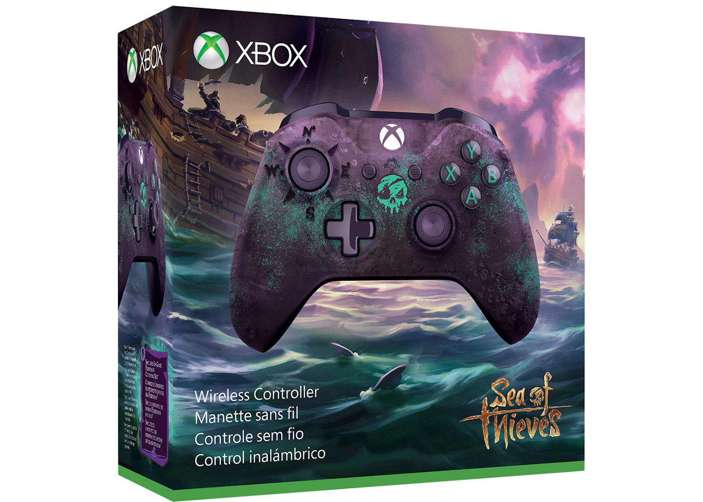 Microsoft Xbox Wireless Controller Sea of Thieves Limited Edition WL3 ...