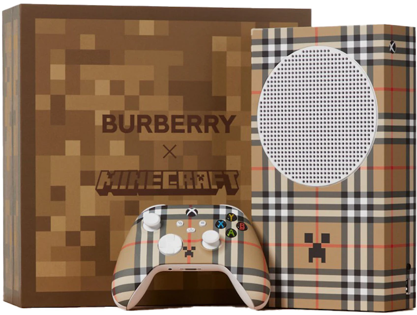 Microsoft Xbox x Burberry x Minecraft Console (UK Plug) - GB