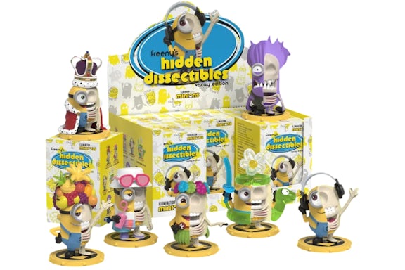 Mighty Jaxx Freenys Hidden Dissectibles Minions Series 01 - Vacay Edition Sealed Case (6 Blind Boxes)