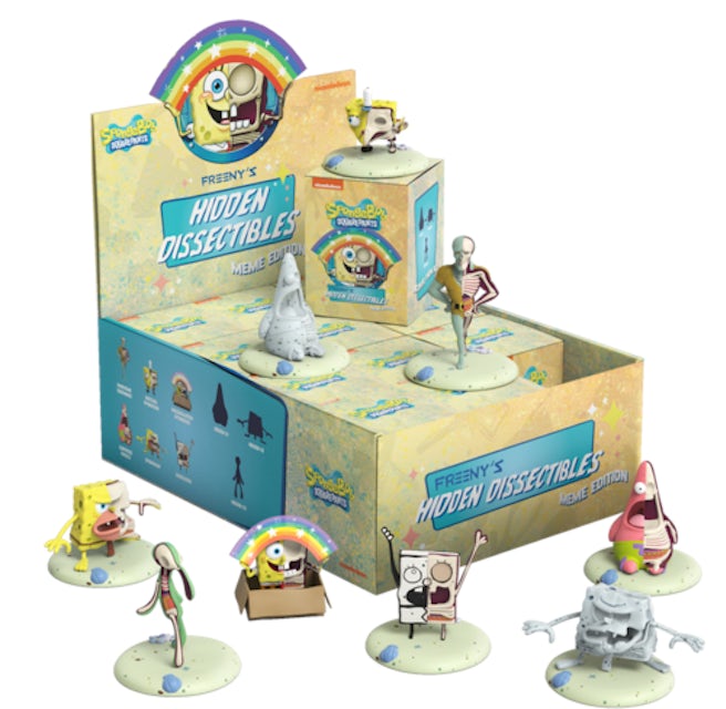  Mighty Jaxx Freeny's Hidden Dissectibles : Spongebob  Squarepants Series 04 (Super Edition) - Art Collectibles, Single Box, Multicolor