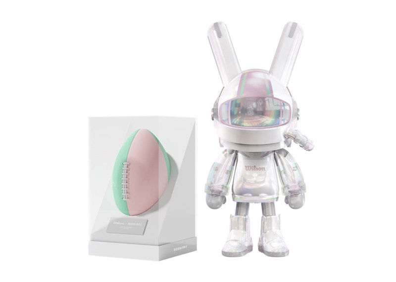 Mighty Jaxx Robbi x Wilson Rugby Figure 1000% Set