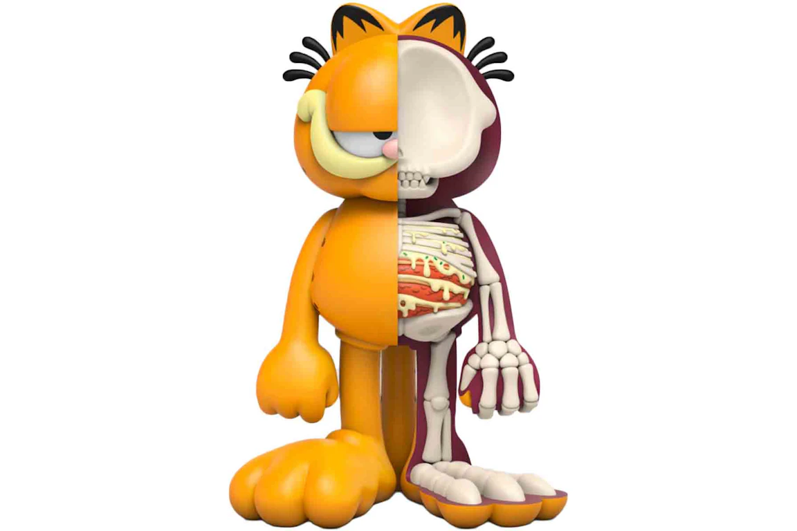 Mighty Jaxx Xxray Garfield Figure Orange