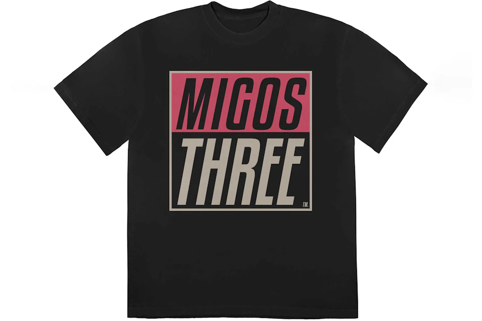 Migos Migos Three T-shirt Black