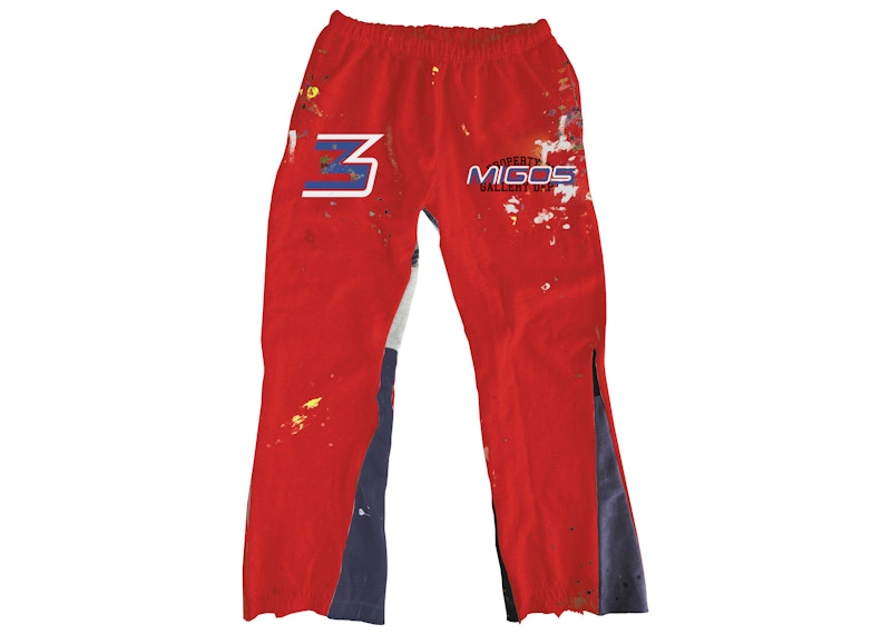 Migos x Gallery Dept. For Culture III Flare Sweat Pant Red/Navy