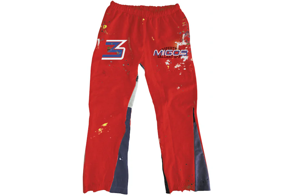 Migos x Gallery Dept. For Culture III Flare Sweat Pant Red/Navy