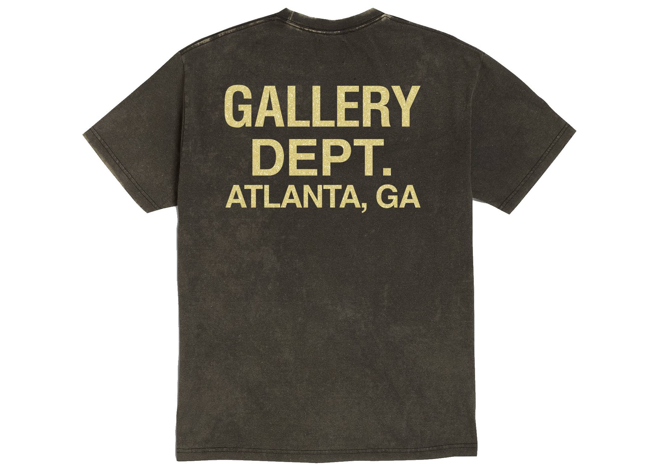 Migos x Gallery Dept. For Culture III YRN T-shirt Washed Black 