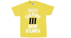 Migos x Gallery Dept. For Culture III YRN T-shirt Yellow