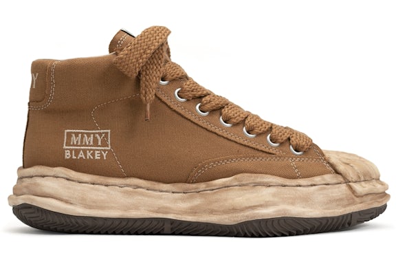 Maison Mihara Yasuhiro Blakey OD OG Sole Canvas High Brown