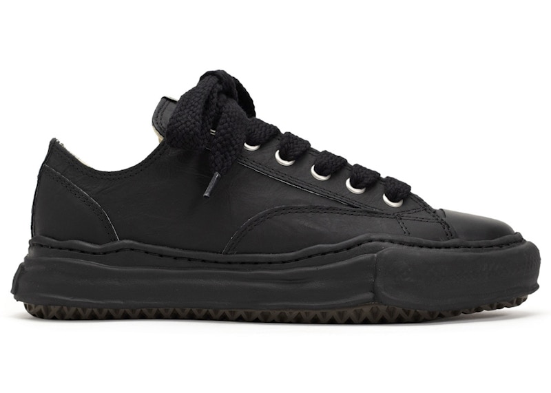 Maison Mihara Yasuhiro Peterson OG Sole PL Leather Low Black Black 