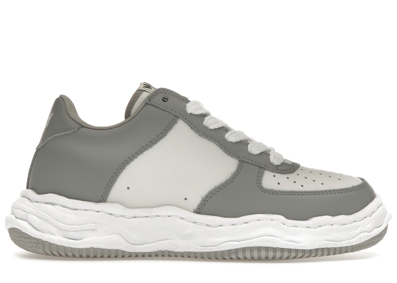 Pre-owned Miharayasuhiro Men's Maison Mihara Yasuhiro Wayne Og Sole Low Sneakers In White/grey In Gray