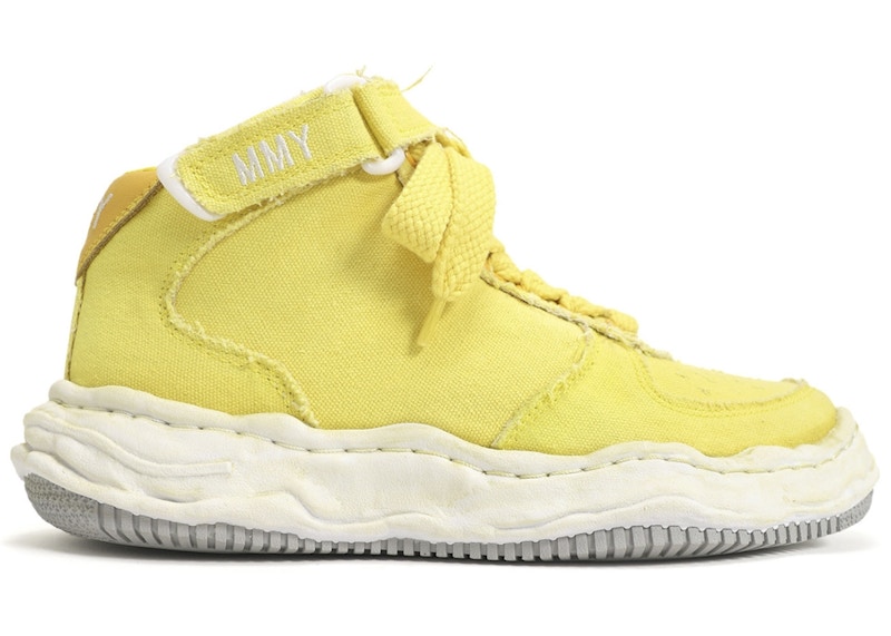 Maison Mihara Yasuhiro Wayne OG Sole Washed Canvas High Yellow