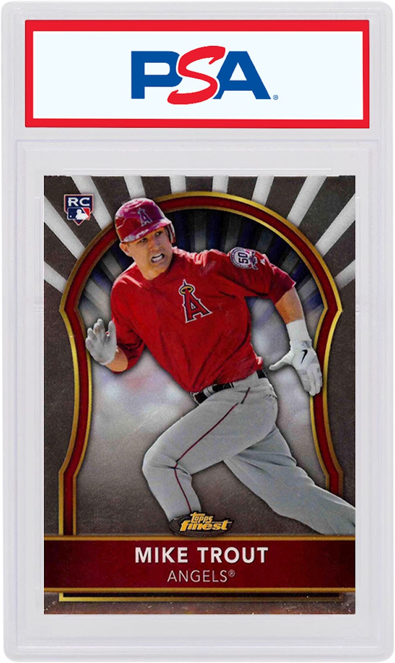 Mike Trout 2011 Topps Finest Rookie #94 (PSA or BGS Graded)
