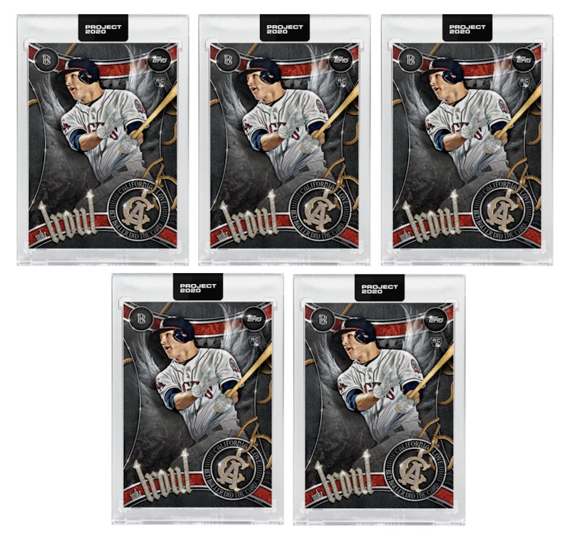 Mike Trout 2011 Topps Project 2020 Ben Baller 5x Lot /34950 51 2011