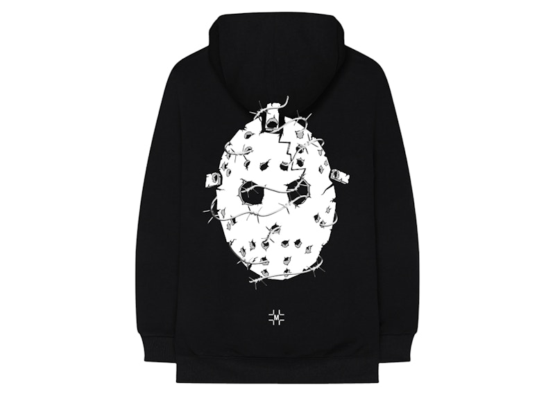 Millinsky x Eminem Concrete Mask Hoodie Black - FW21 - GB