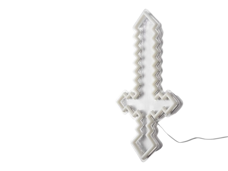 Minecraft Diamond Sword Neon Light 18841