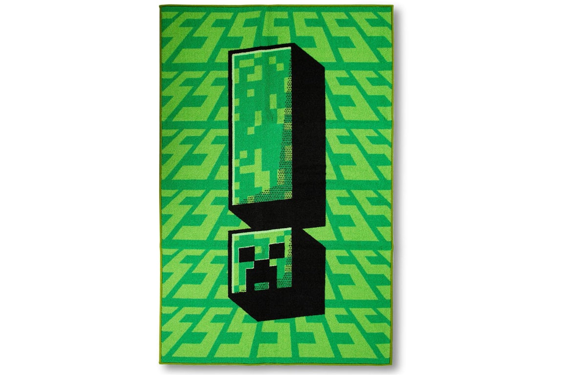 Minecraft Green Creeper Area Rug - US