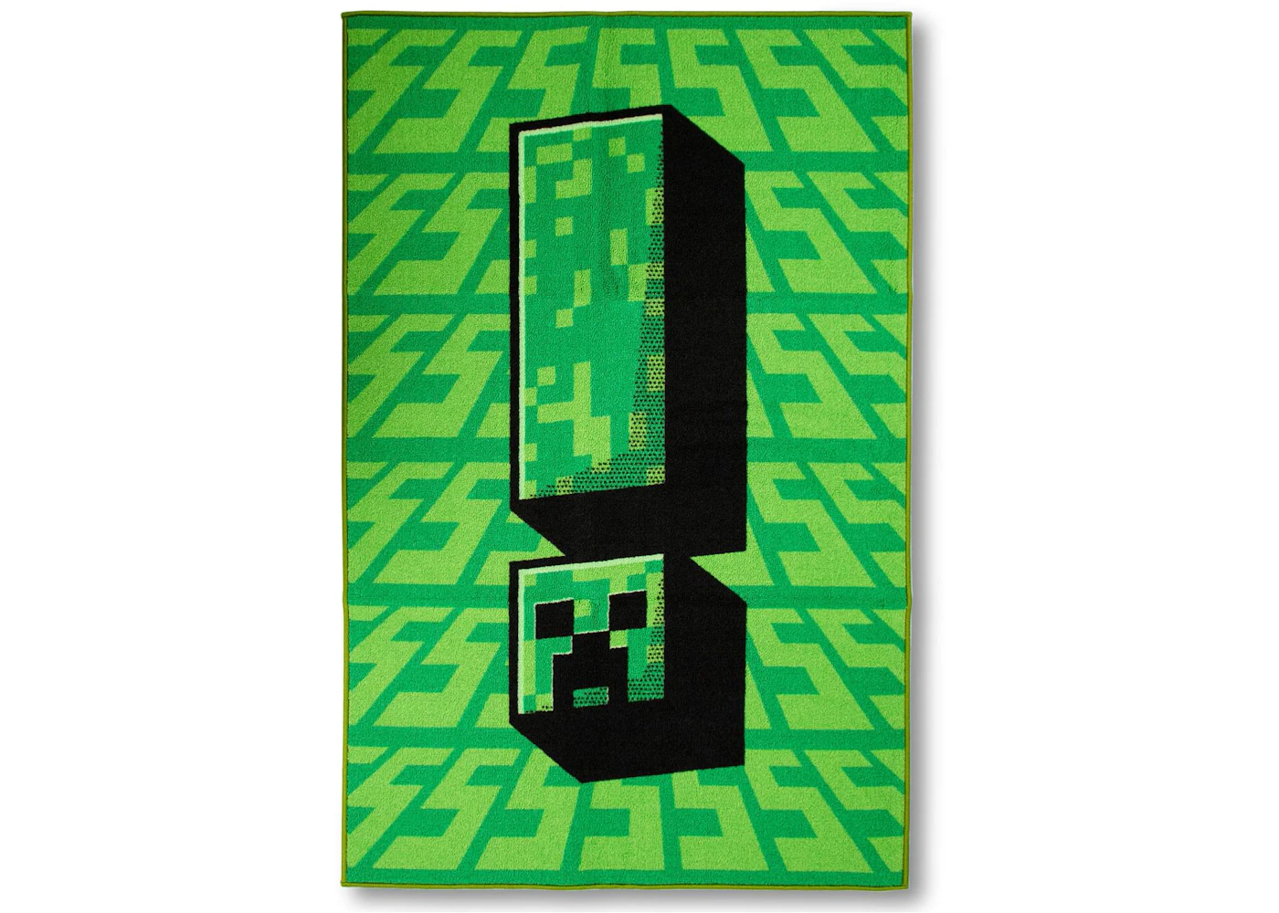 Minecraft Green Creeper Area Rug - US