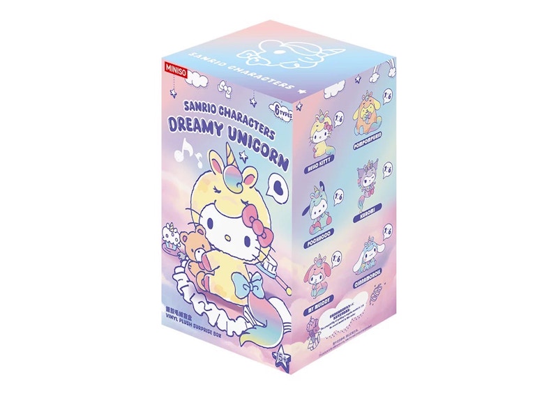 Miniso Sanrio Characters Dreamy Unicorn Series Vinyl Plush Single