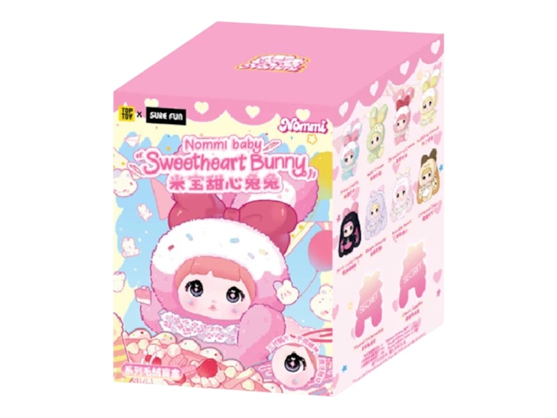 Miniso Top Toy Nommi Baby Sweetheart Bunny Plush Single Blind Box - US