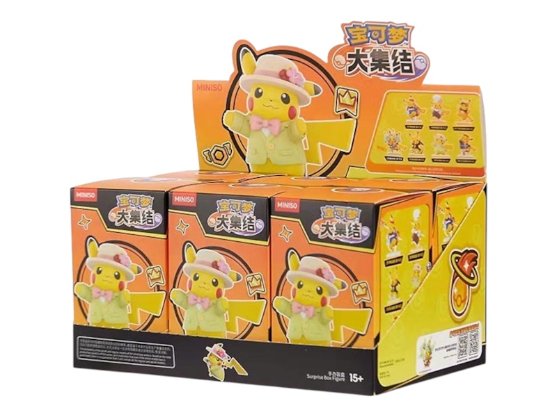 海外 限定 6種セット ピカチュウ ポケモン ユナイト MINISO ボックス Miniso Top Toy Pokemon Unite Series Pikachu Figure Sealed