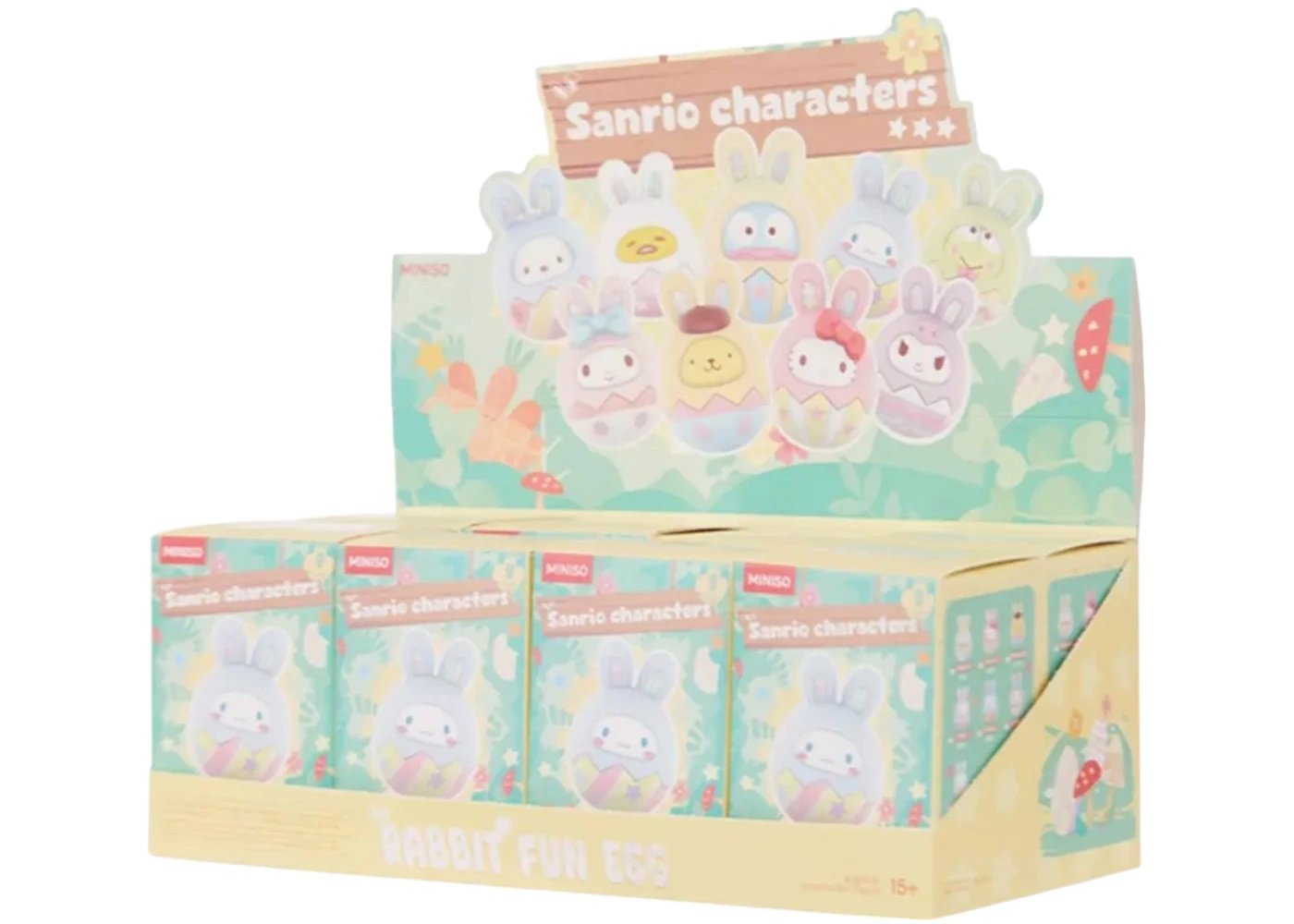 Miniso Top Toy Sanrio Characters Rabbit Fun Egg Series Figure Sealed ...