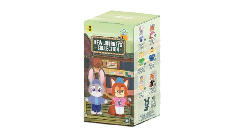 Miniso Toptoy Zootopia 2 New Journey Series Plush Keychain Single