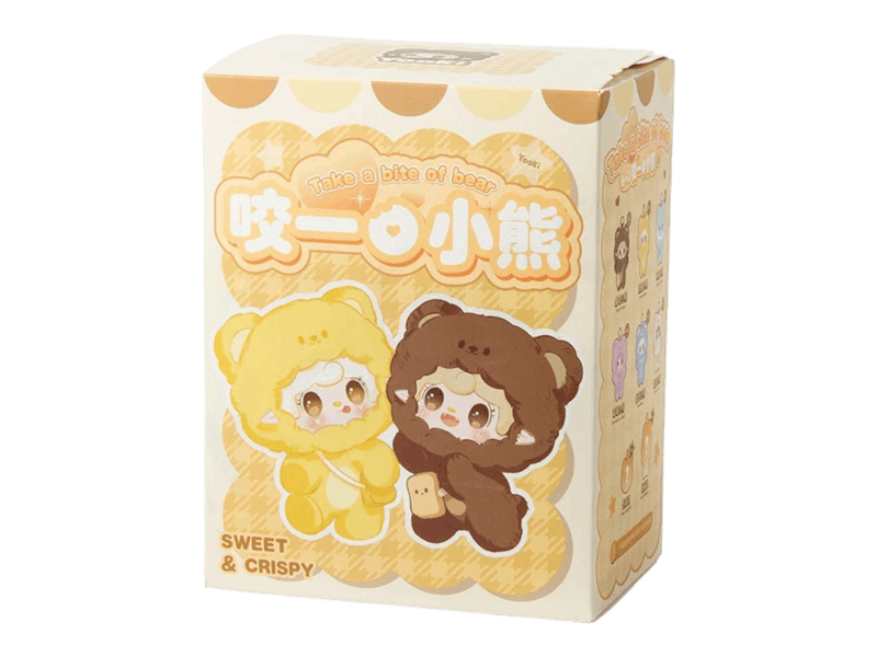 Miniso YOOKI Take A Bite Of The Bear Plush Series Single Blind Box