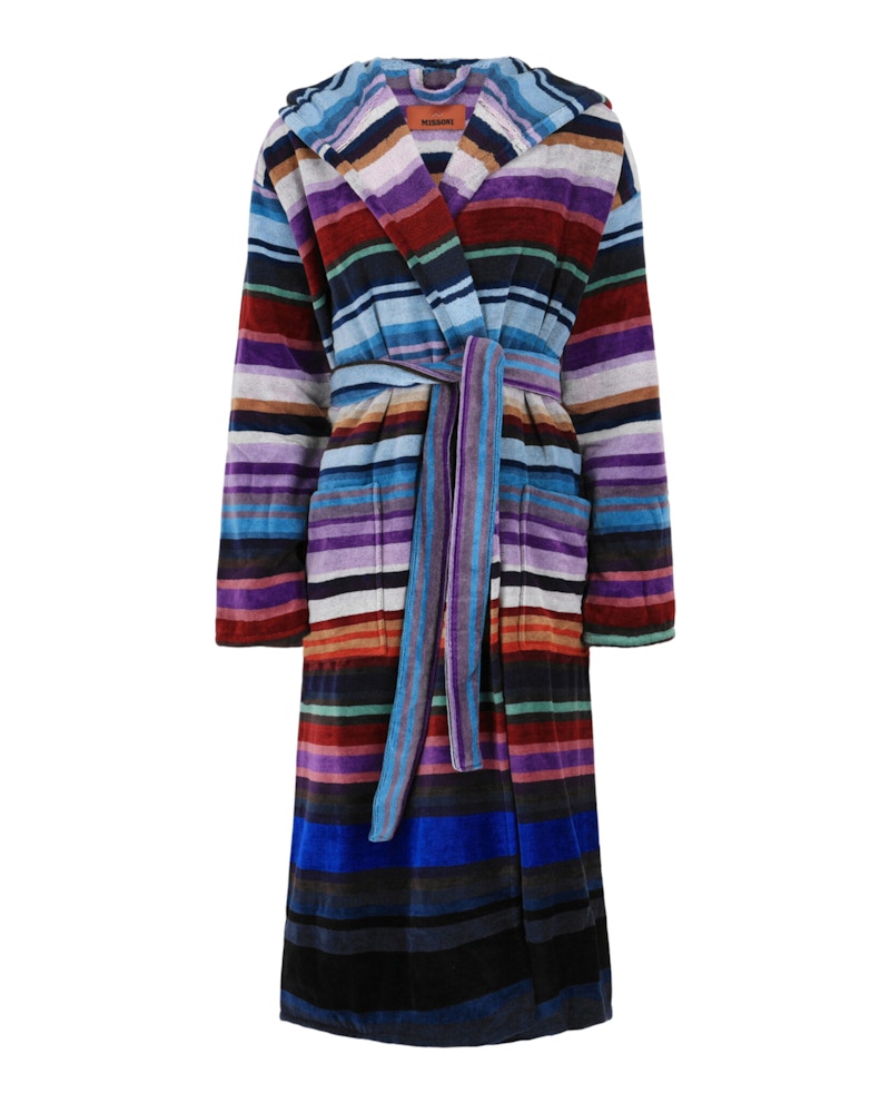 Missoni Cesar Hooded Bathrobe Multi