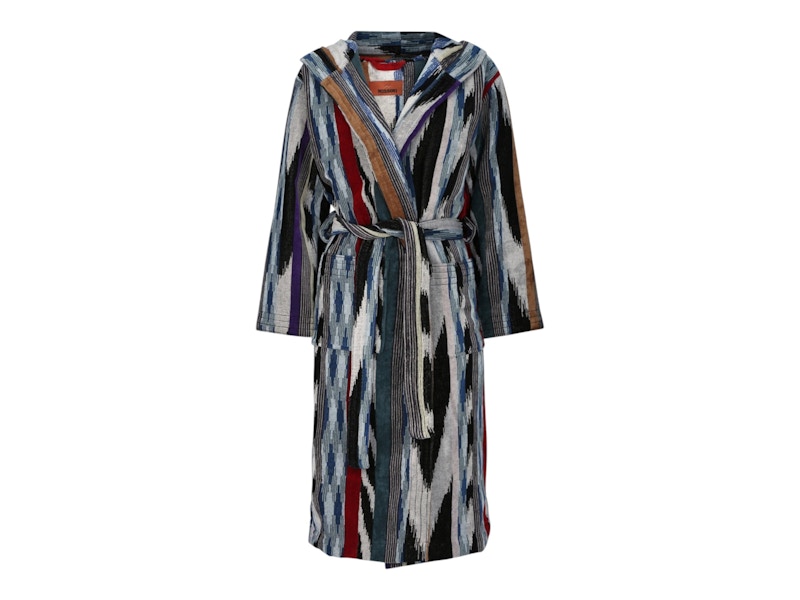 Missoni Clint Hooded Robe Black/Multicolor