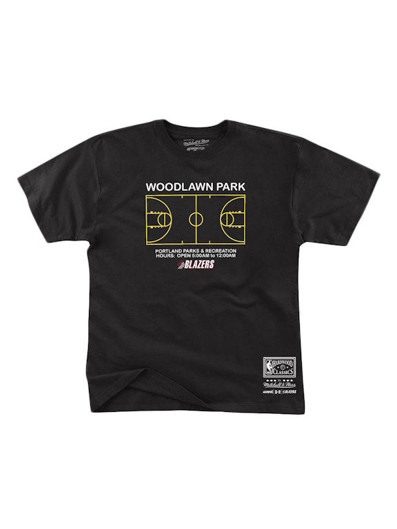 Pre-owned Mitchell & Ness Amine X Portland Trail Blazers T-shirt Black