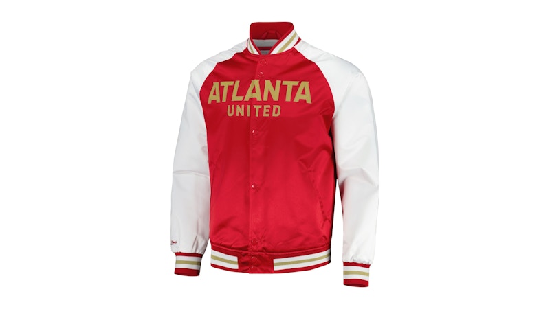 Mitchell & Ness Atlanta United FC Satin Raglan Full-Snap Jacket Red