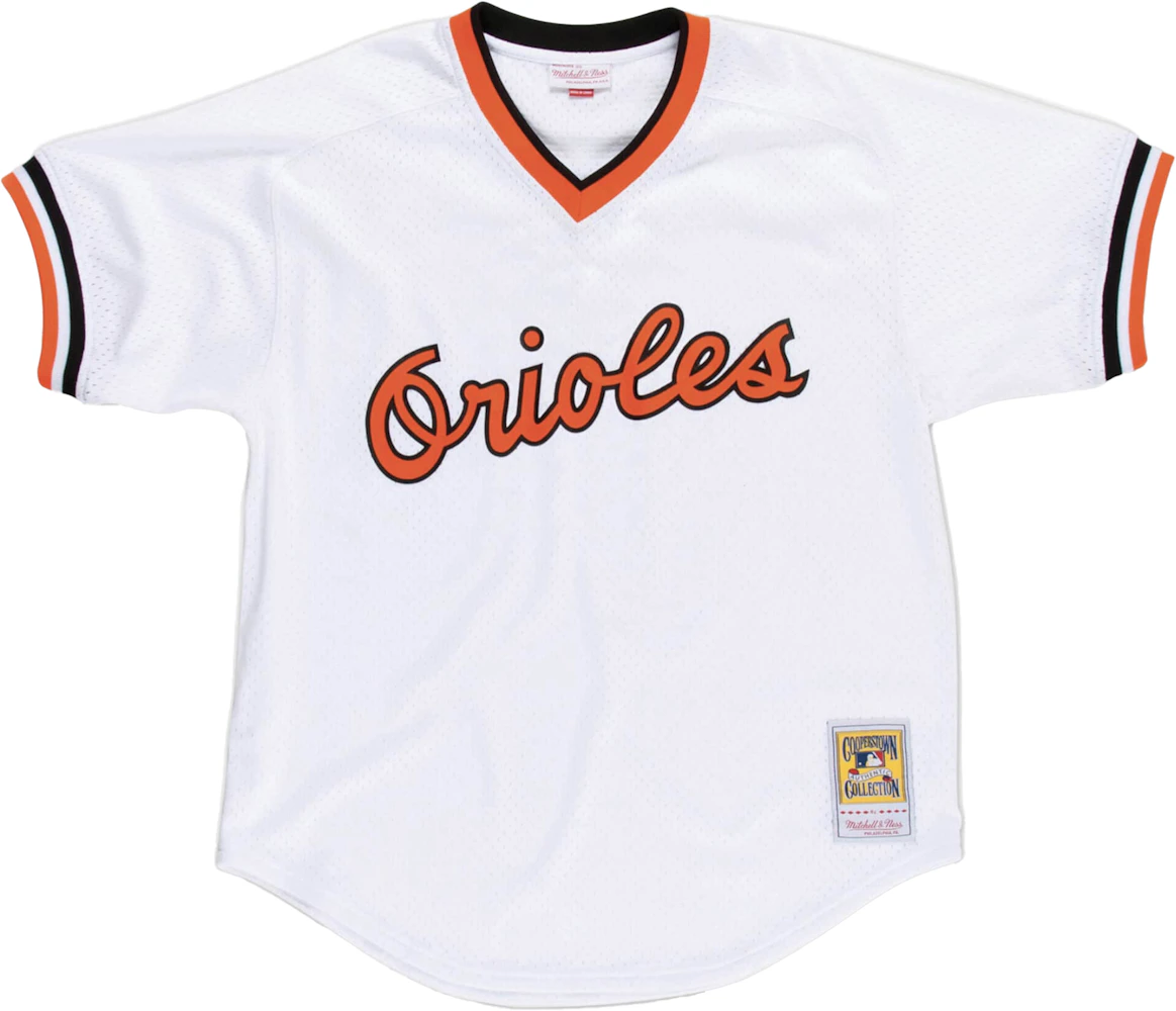 Cal Ripken Baltimore Orioles Mitchell & Ness Home Authentic Jersey - White