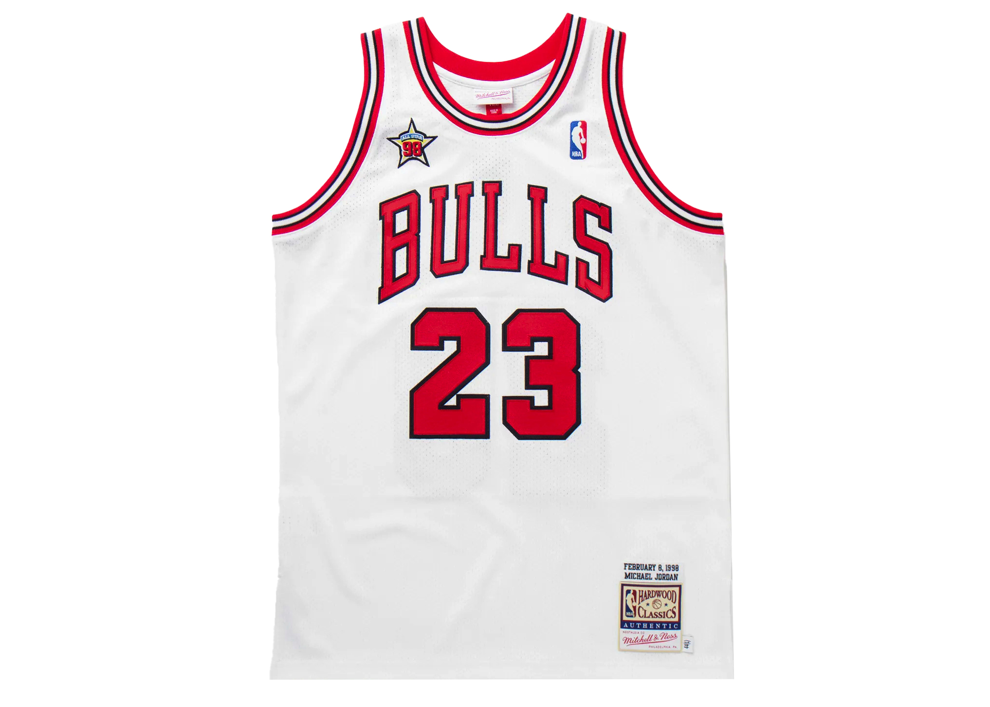 Mitchell & Ness Chicago Bulls 1998-99 Michael Jordan Authentic ...