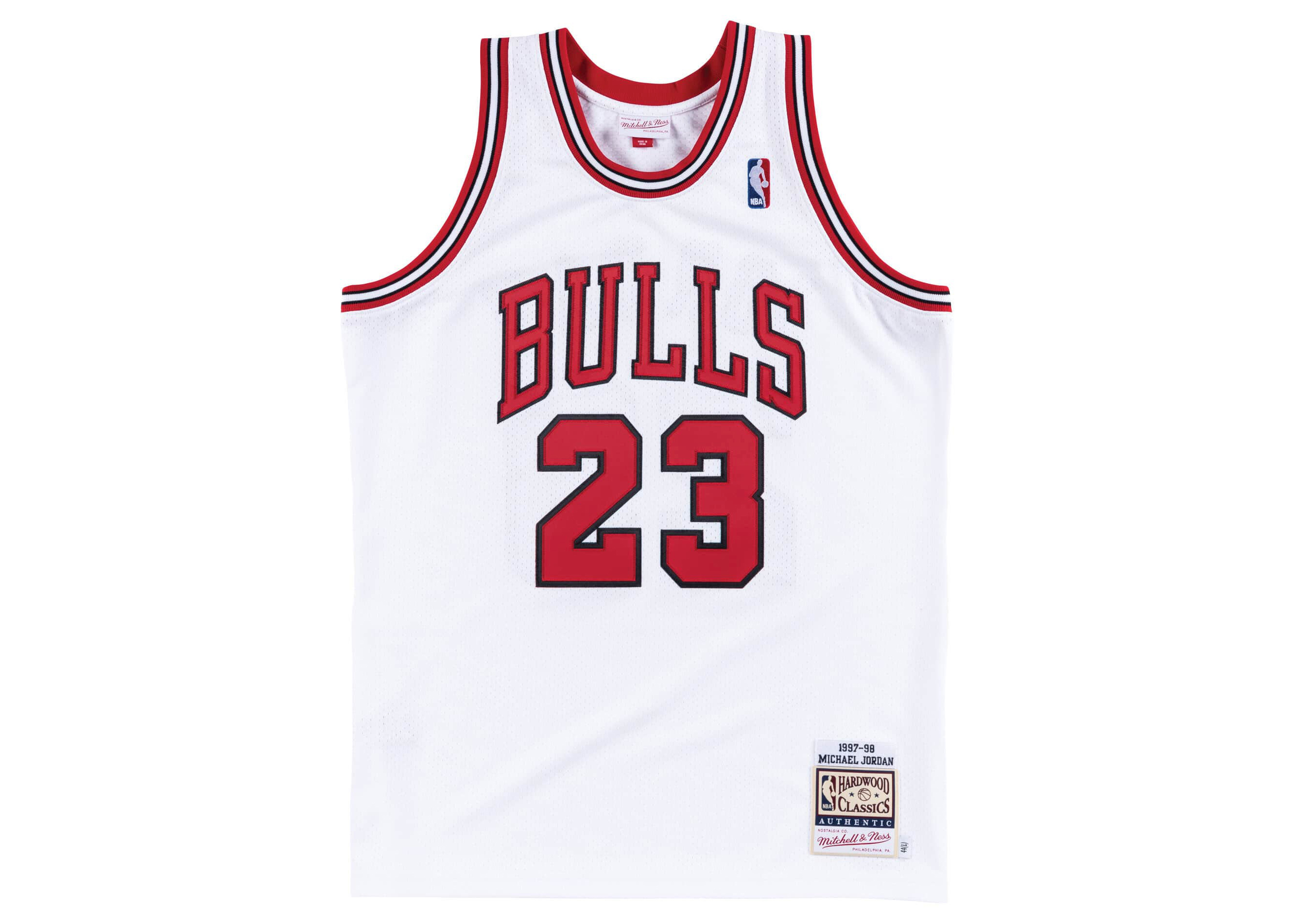 Mitchell & Ness Chicago Bulls Home 1997-98 Michael Jordan Authentic Jersey  White