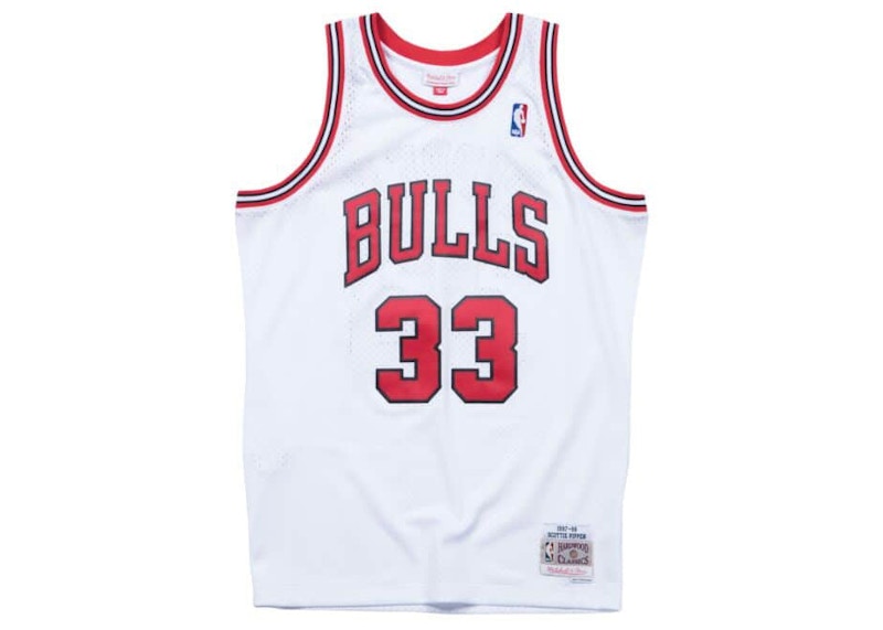 White pippen jersey sale