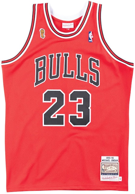 100% Authentic Michael Jordan Mitchell & Ness 96 97 Bulls Jersey Size 36 S  Mens
